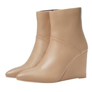 Seychelles Womens Only Girl Wedge Ankle Boots US 6 Tan Leather NIB